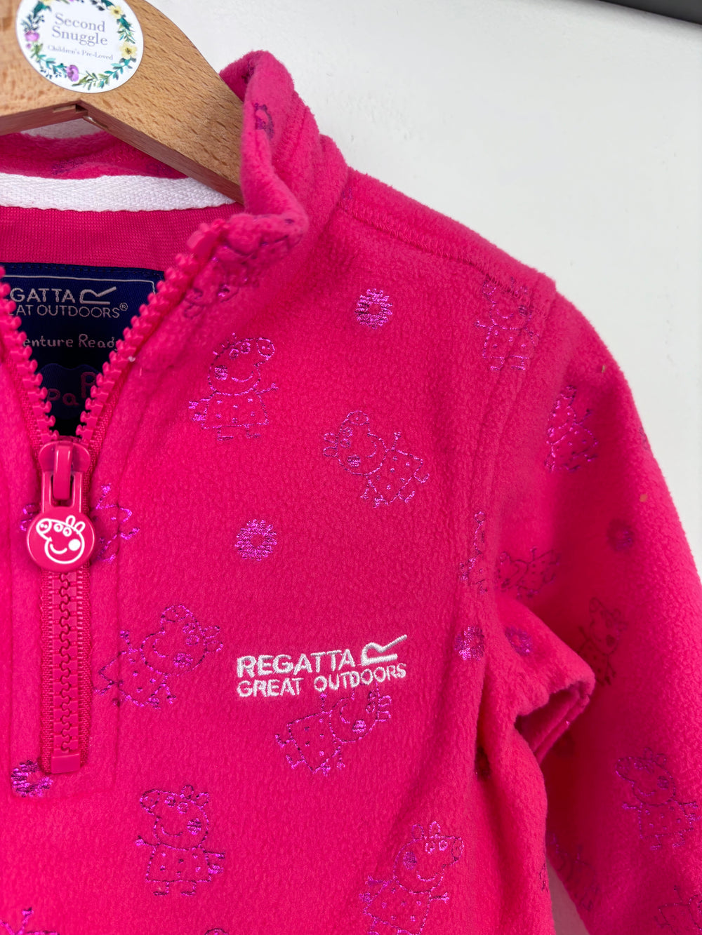 Regatta Pink Fleece Pullover Various Sizes-Fleeces-Second Snuggle Preloved