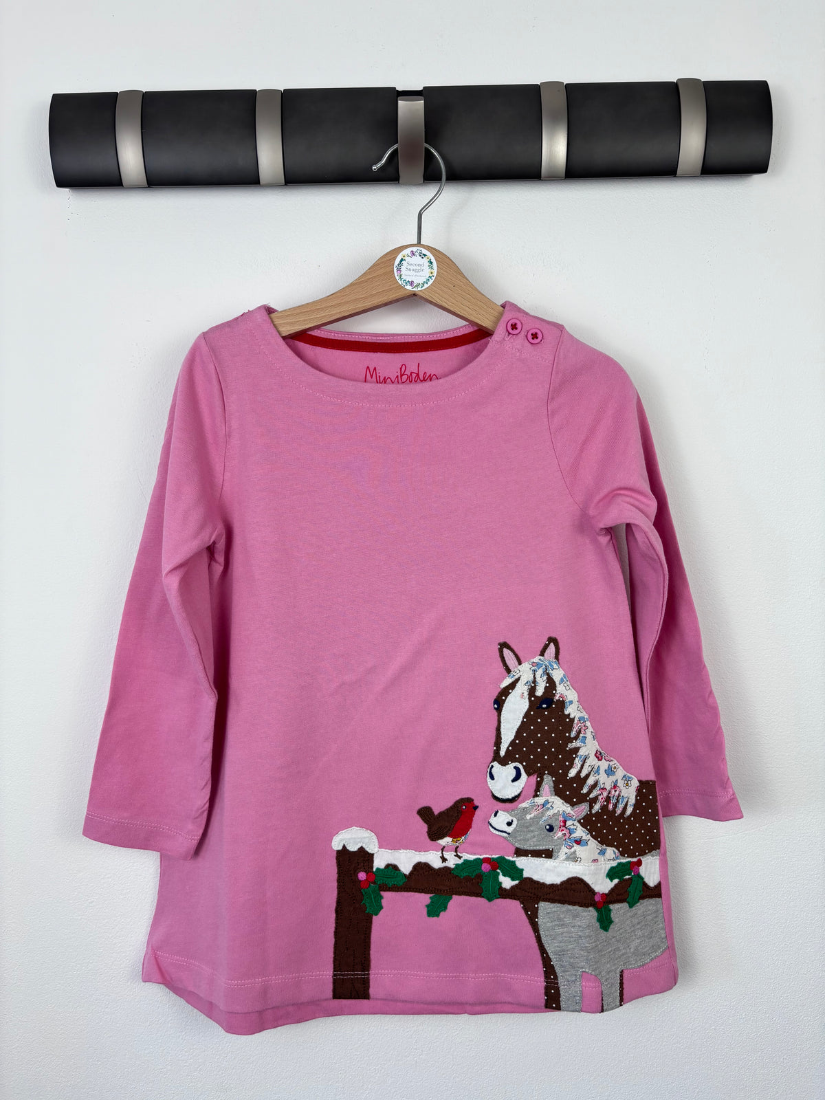 Mini Boden Snowy Tunic 2-3 Years-Tunics-Second Snuggle Preloved