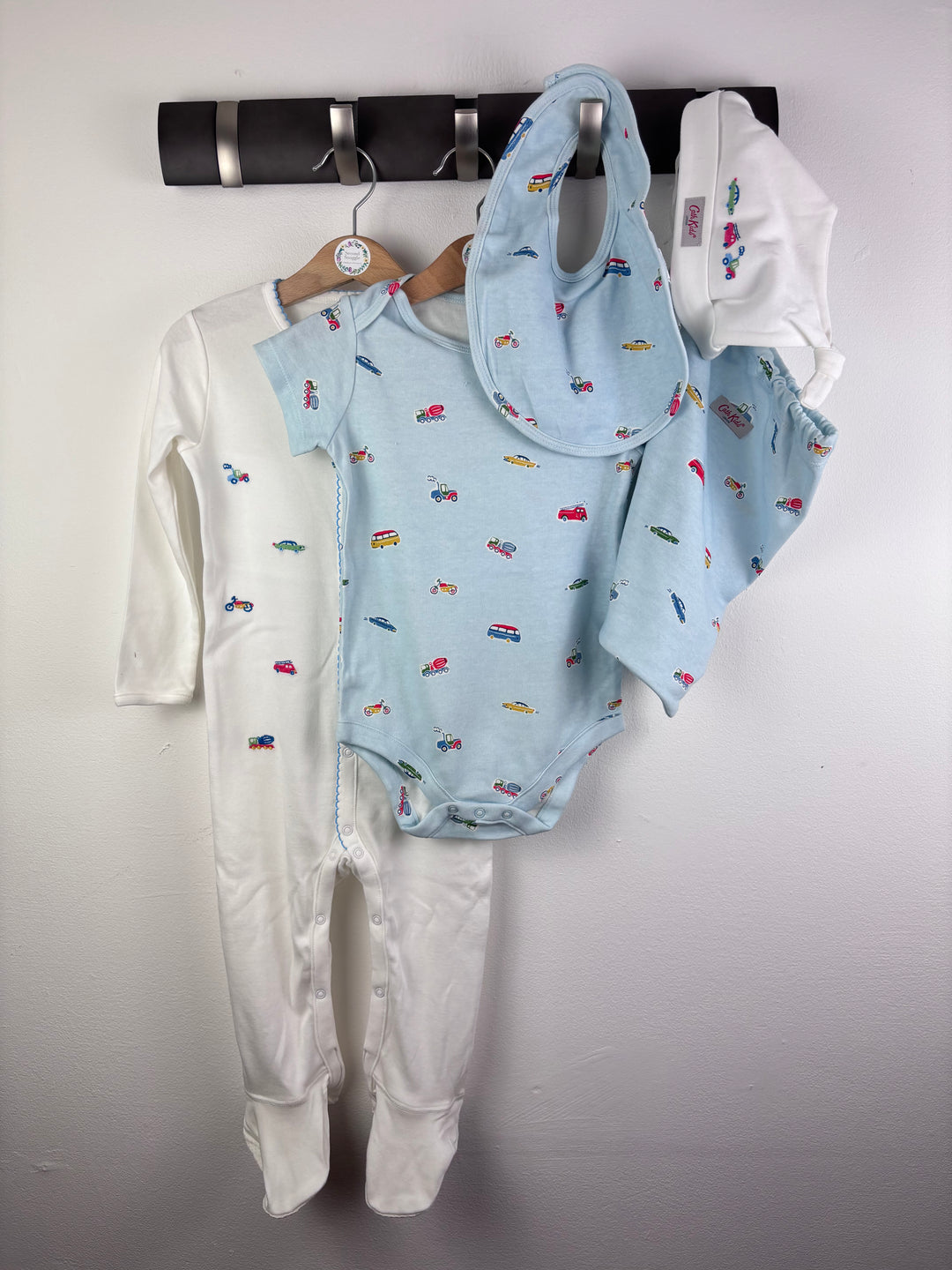 Cath Kidston Blue Transport Baby Set 18-24 Months-Sets-Second Snuggle Preloved