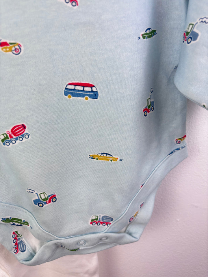 Cath Kidston Blue Transport Baby Set 18-24 Months-Sets-Second Snuggle Preloved