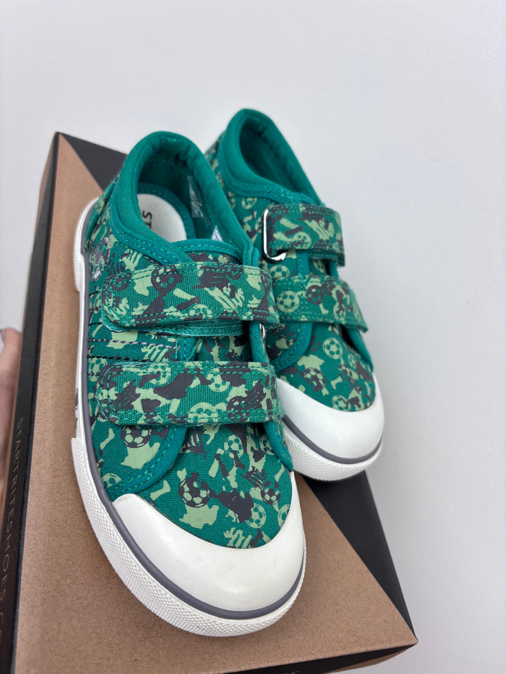 Start Rite Football Canvas Shoes UK 12 F-Shoes-Second Snuggle Preloved