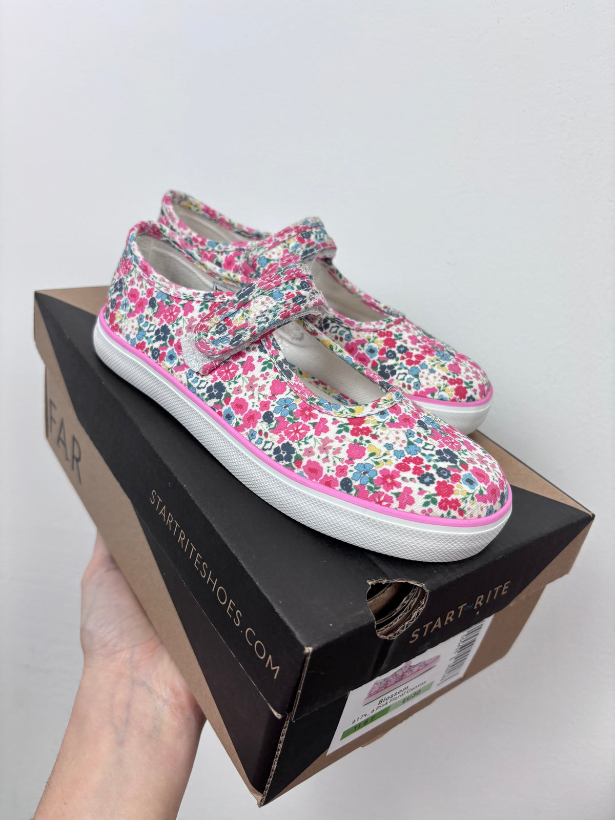 Start Rite Blossom Floral Canvas UK 10.5 F-Shoes-Second Snuggle Preloved
