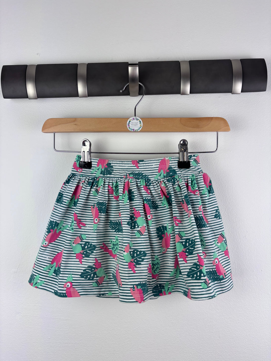 Kite Green Tropical Bird Skort 5 Years