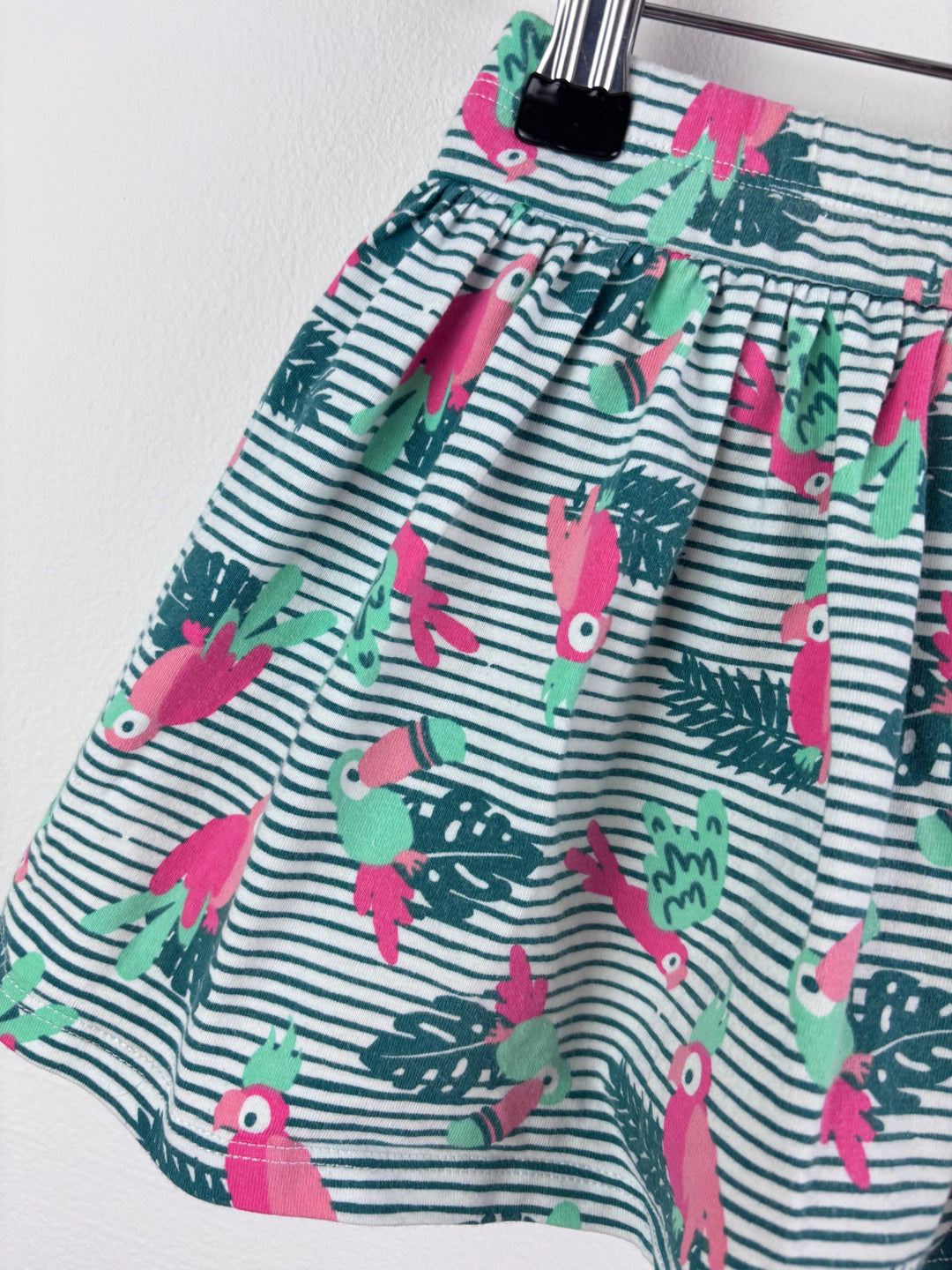 Kite Green Tropical Bird Skort 5 Years