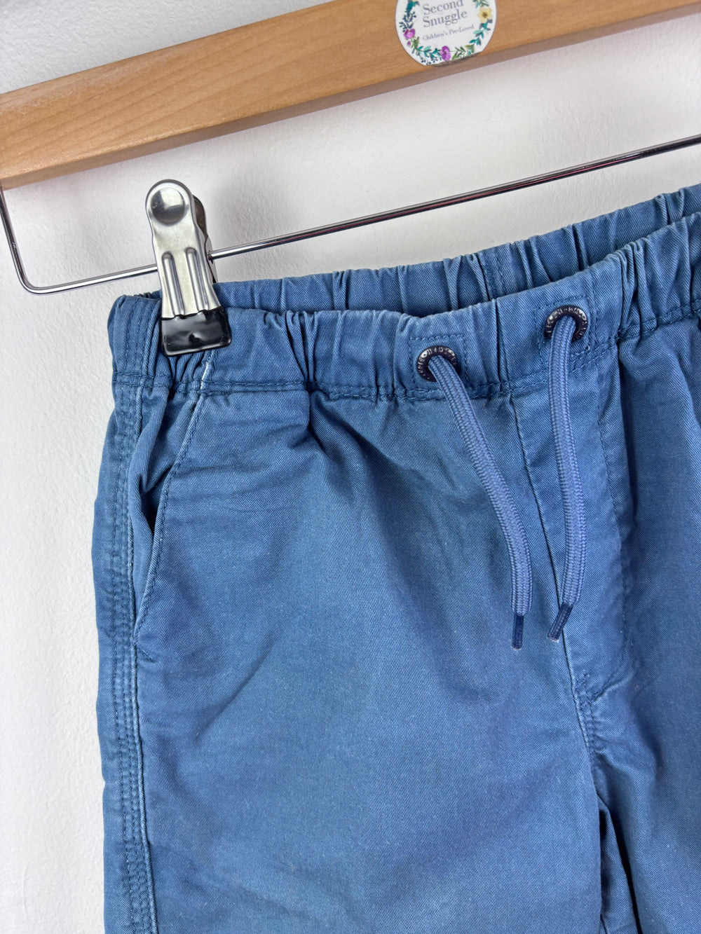 Next Blue Pull On Shorts 5-6 Years-Shorts-Second Snuggle Preloved