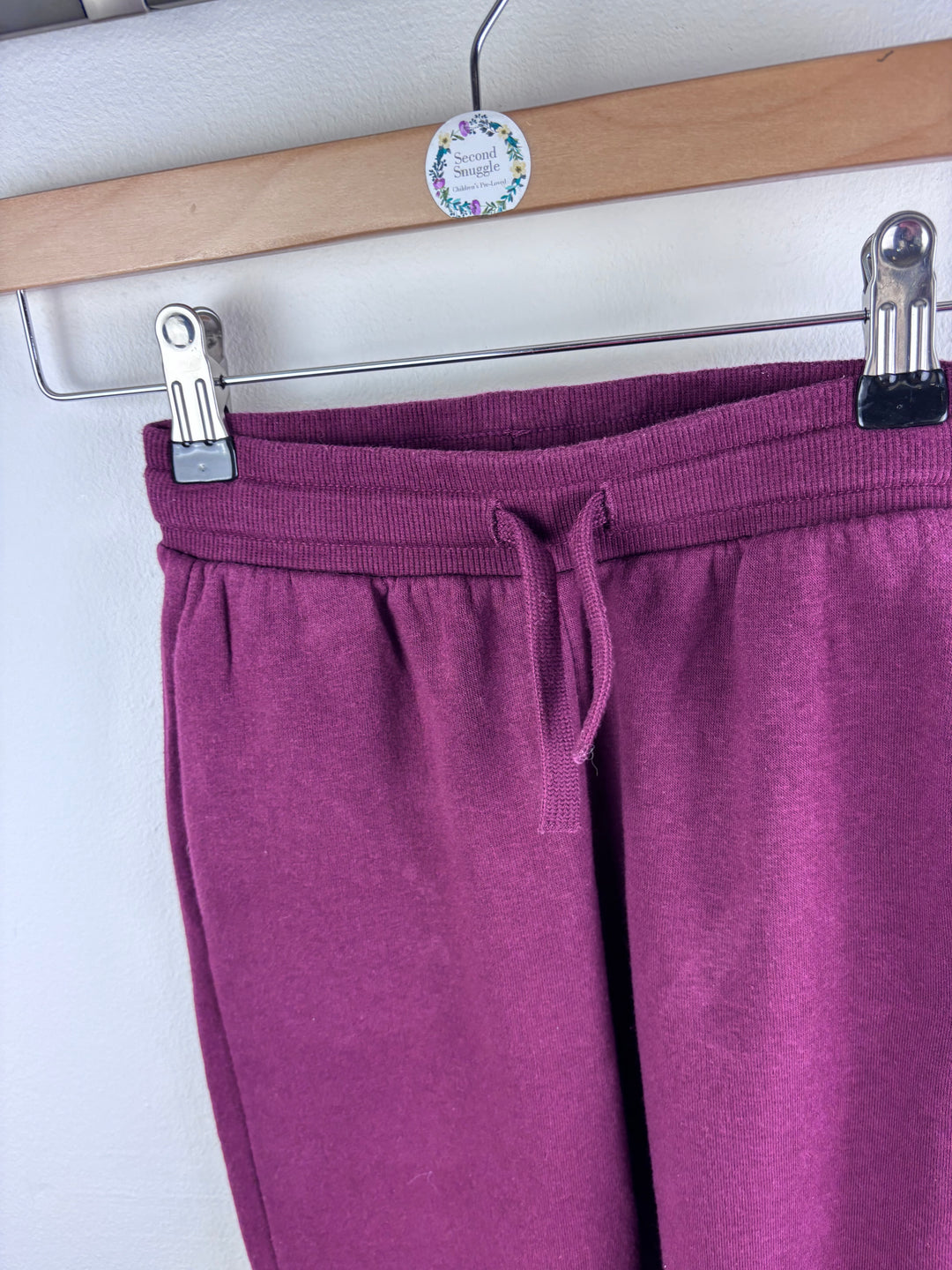 H&M Burgundy Joggers Drawstring Waist 6-7 Years