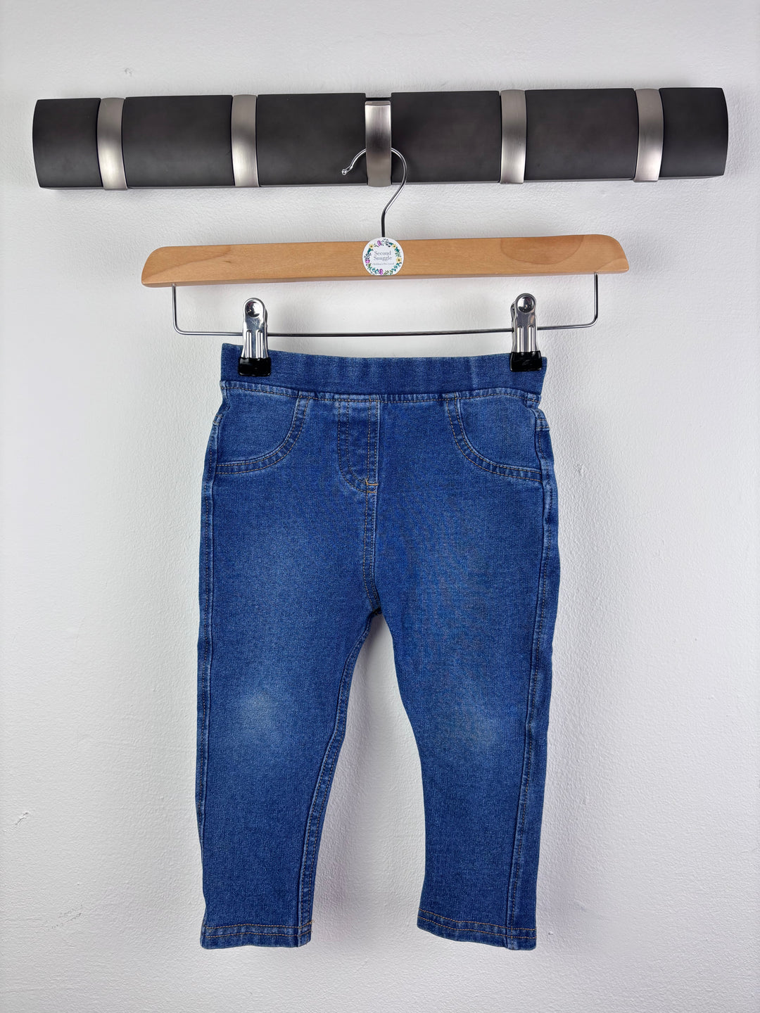 M&S Blue Jeggings Pull On 18-24 Months