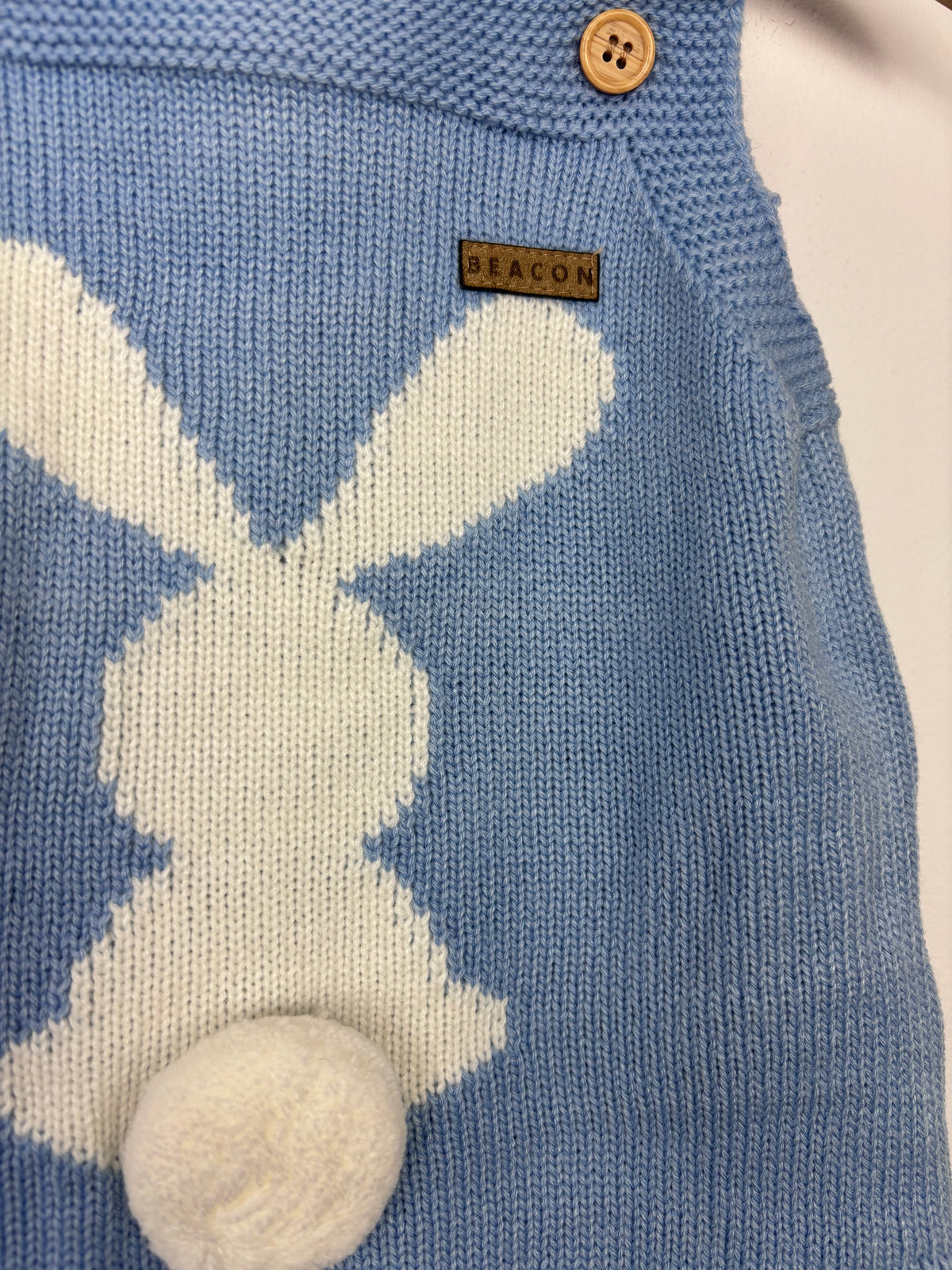 Beacon London Blue Bunny Romper 18-24 Months-Rompers-Second Snuggle Preloved