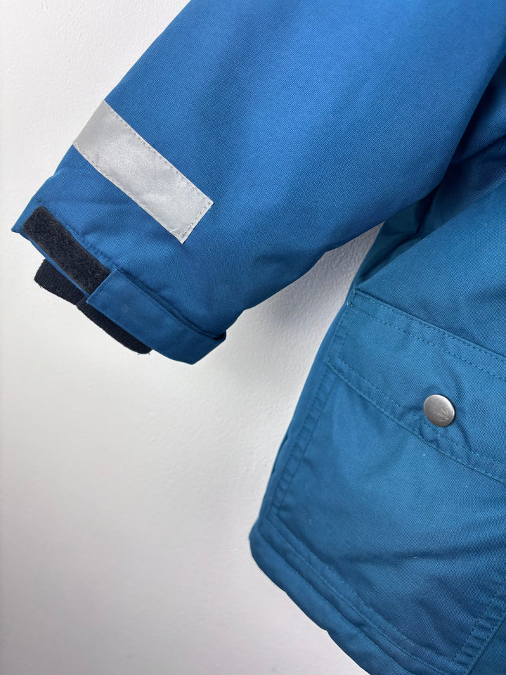 Villervalla Blue Padded Coat 92 (18-24 Months)-Coats-Second Snuggle Preloved