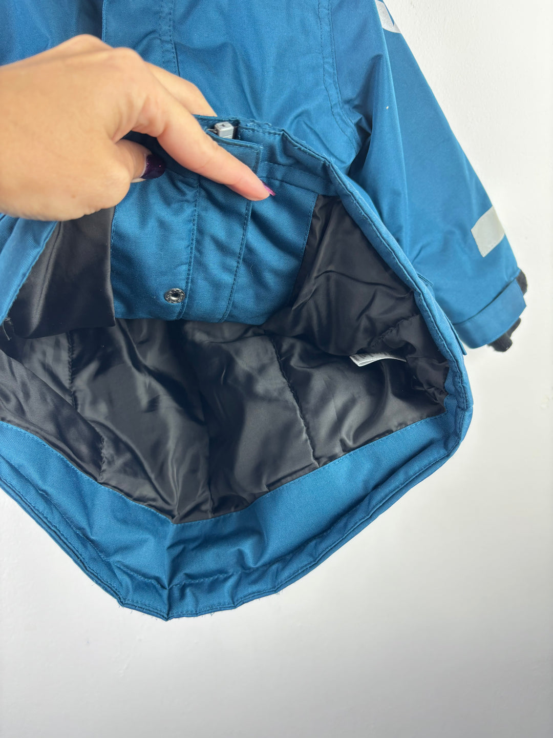 Villervalla Blue Padded Coat 92 (18-24 Months)-Coats-Second Snuggle Preloved