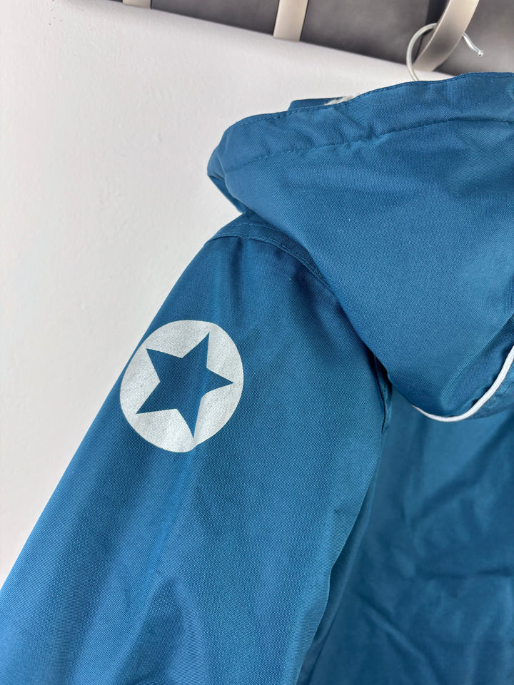 Villervalla Blue Padded Coat 92 (18-24 Months)-Coats-Second Snuggle Preloved