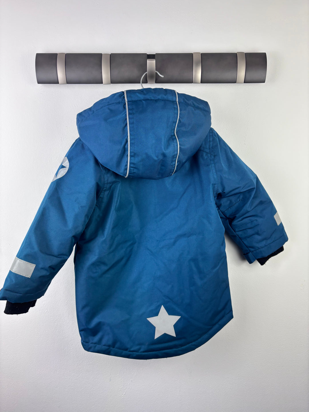 Villervalla Blue Padded Coat 92 (18-24 Months)-Coats-Second Snuggle Preloved