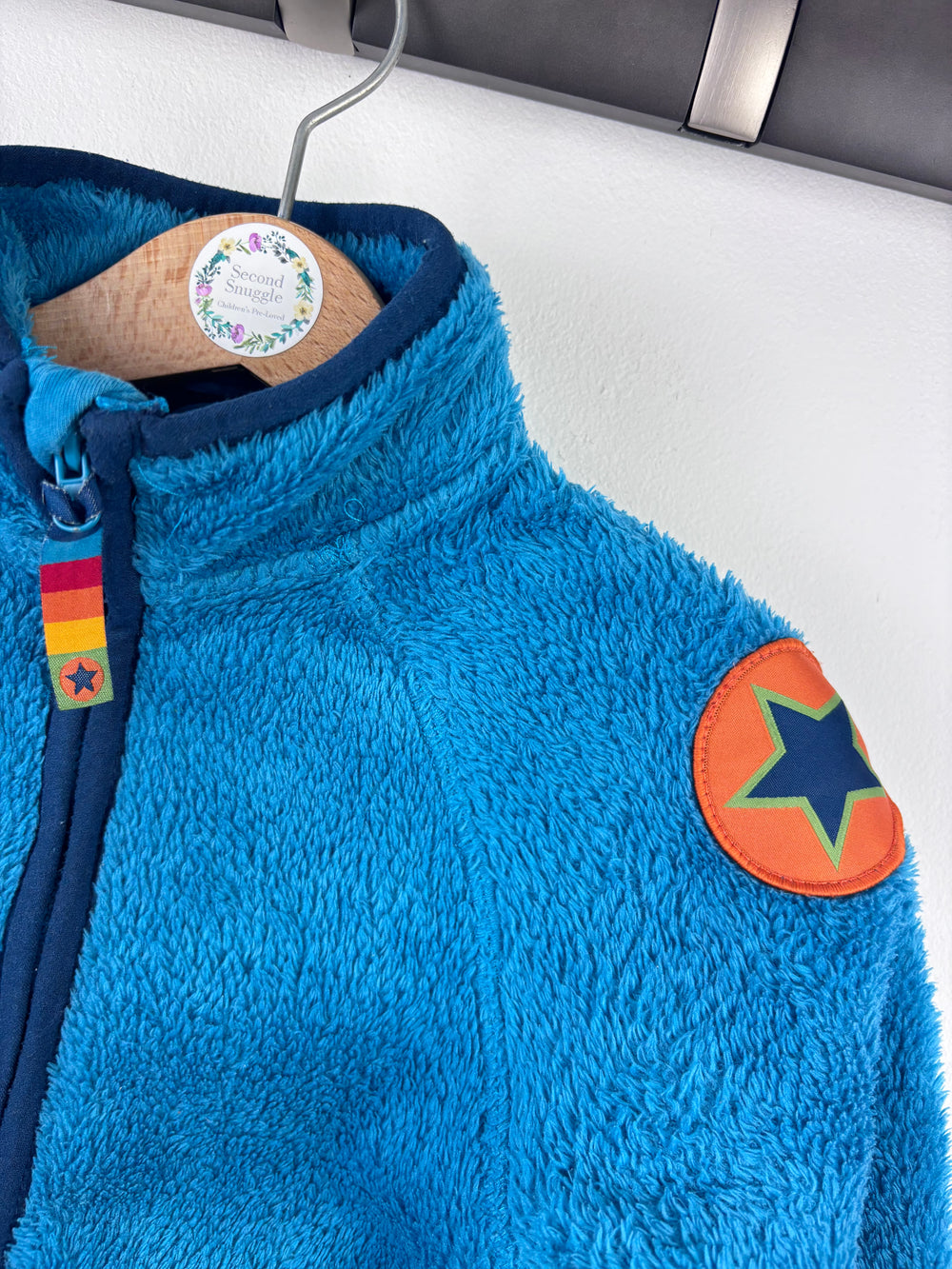Villervalla Blue Fleece Jacket 86 (12-18 Months)-Jackets-Second Snuggle Preloved