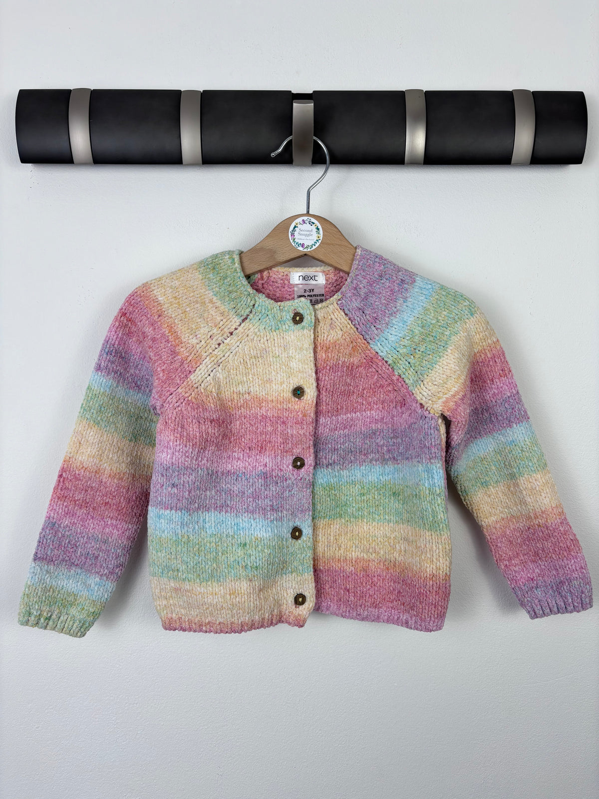 Next Rainbow Cardigan 9-12 Months-Cardigans-Second Snuggle Preloved