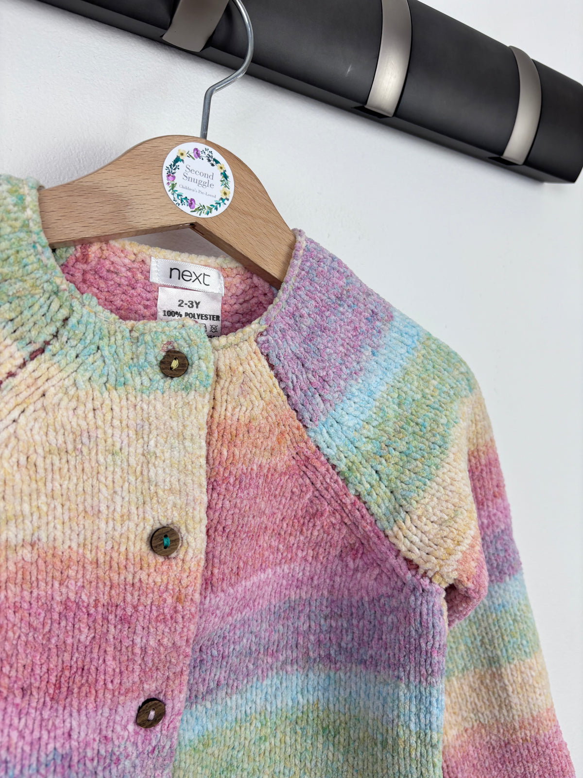 Next Rainbow Cardigan 9-12 Months-Cardigans-Second Snuggle Preloved