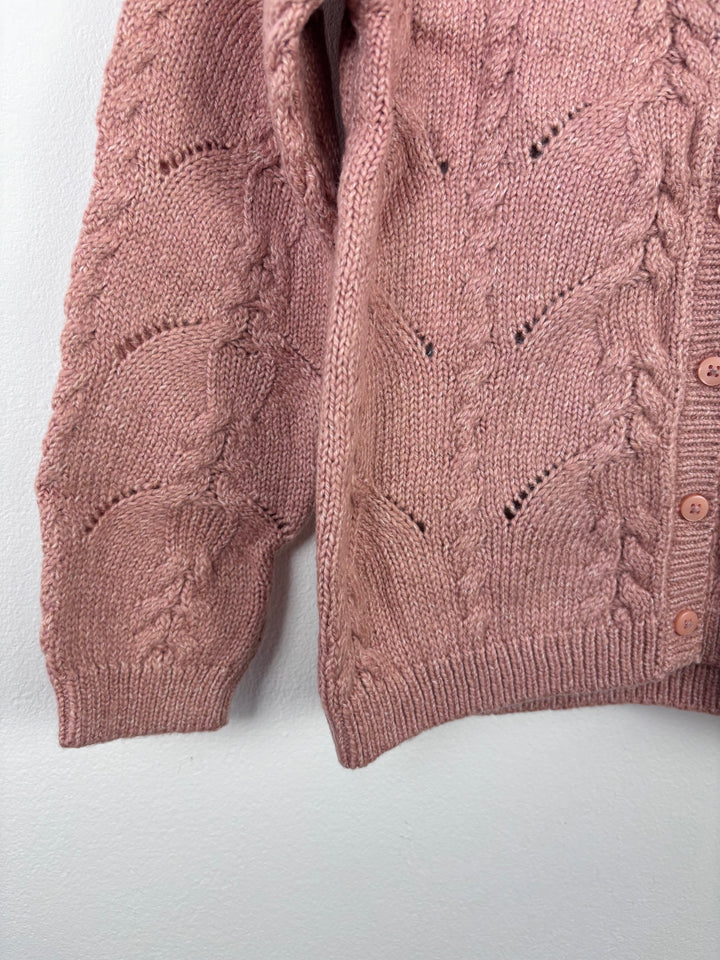 Next Collared Pink Cardigan-Cardigans-Second Snuggle Preloved