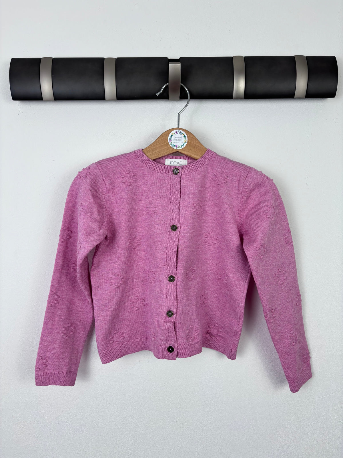 Next Bobble Cardigan In Pink 9-12 Months-Cardigans-Second Snuggle Preloved