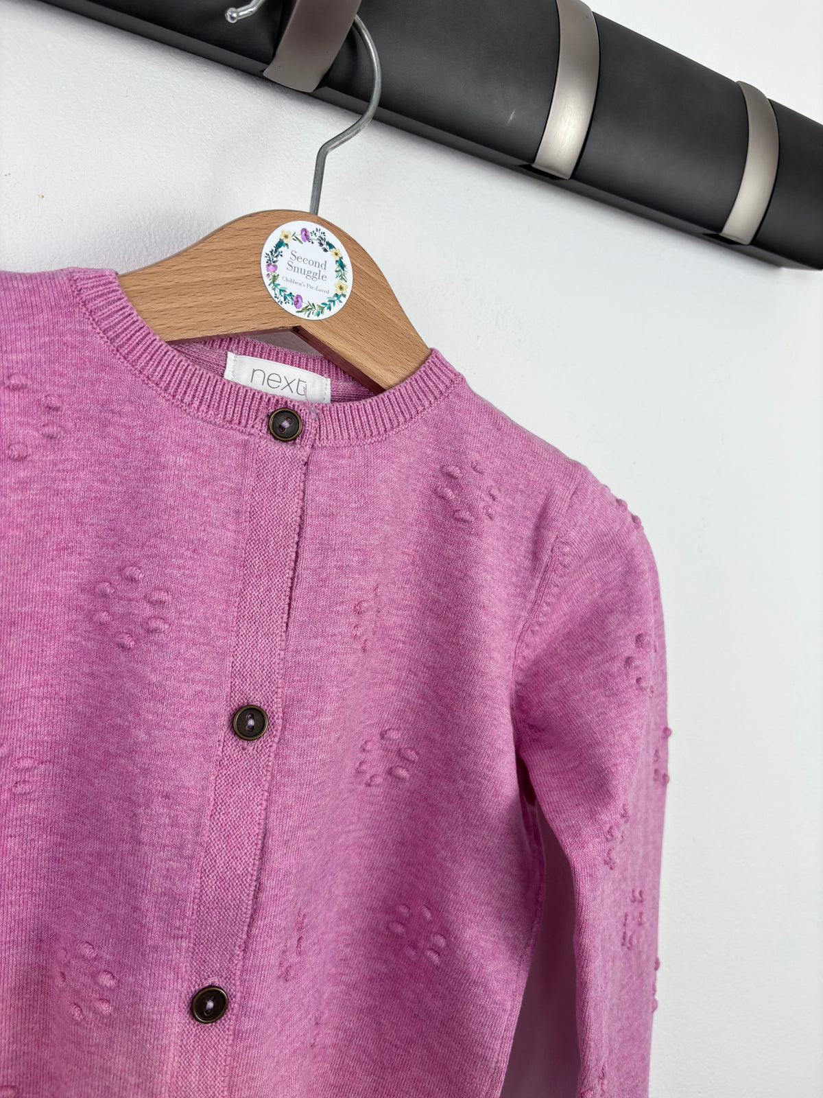 Next Bobble Cardigan In Pink 9-12 Months-Cardigans-Second Snuggle Preloved