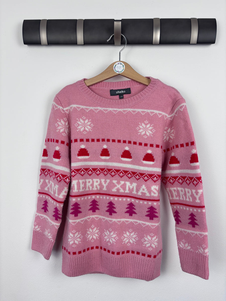 Studio Christmas Jumper 7-8 Years-Jumpers-Second Snuggle Preloved