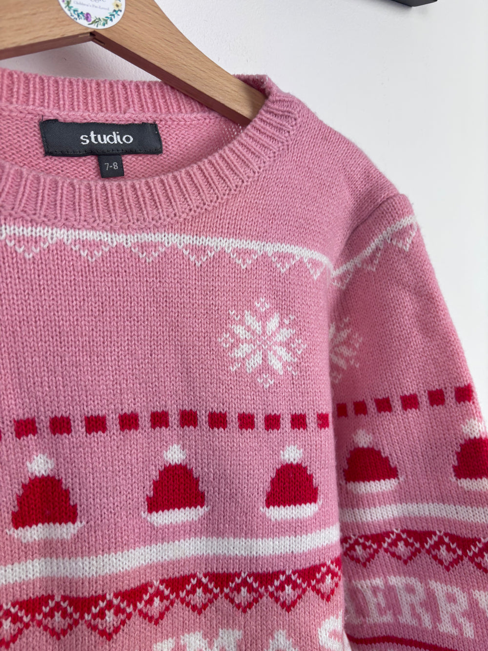 Studio Christmas Jumper 7-8 Years-Jumpers-Second Snuggle Preloved