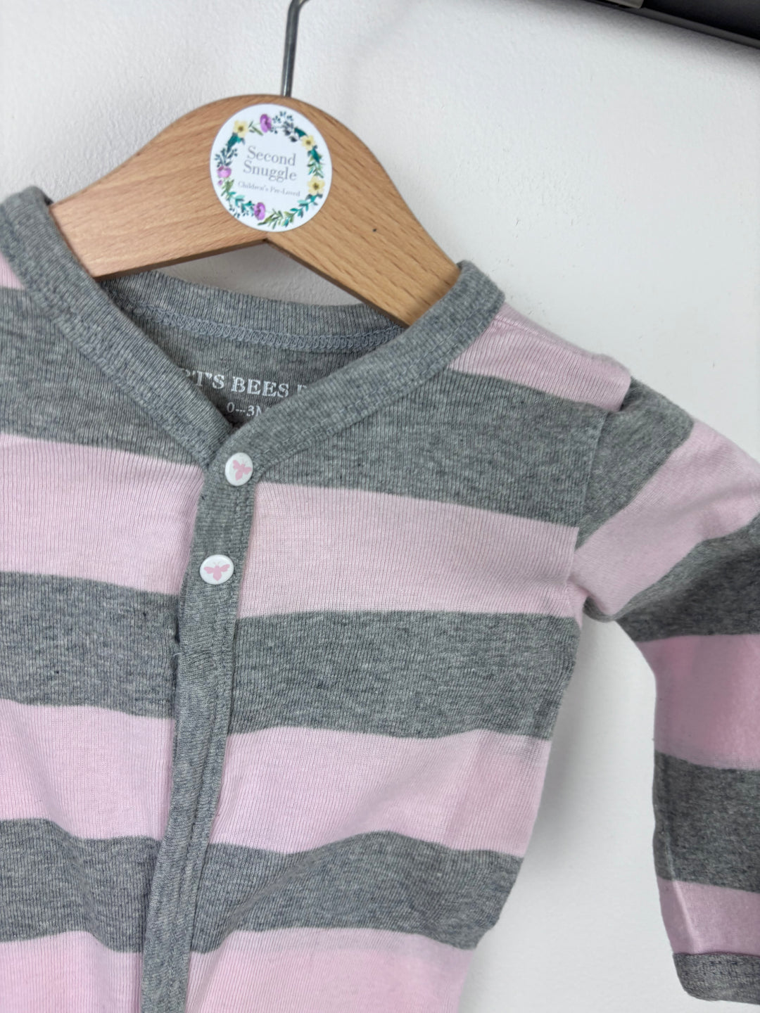 Burts Bees 0-3 Months-Rompers-Second Snuggle Preloved