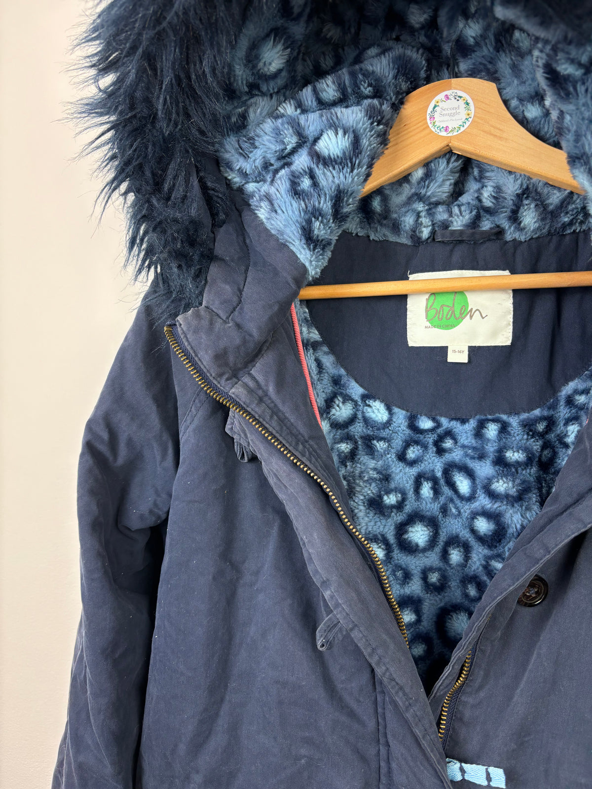 Boden Navy Coat 15-16 Years-Coats-Second Snuggle Preloved