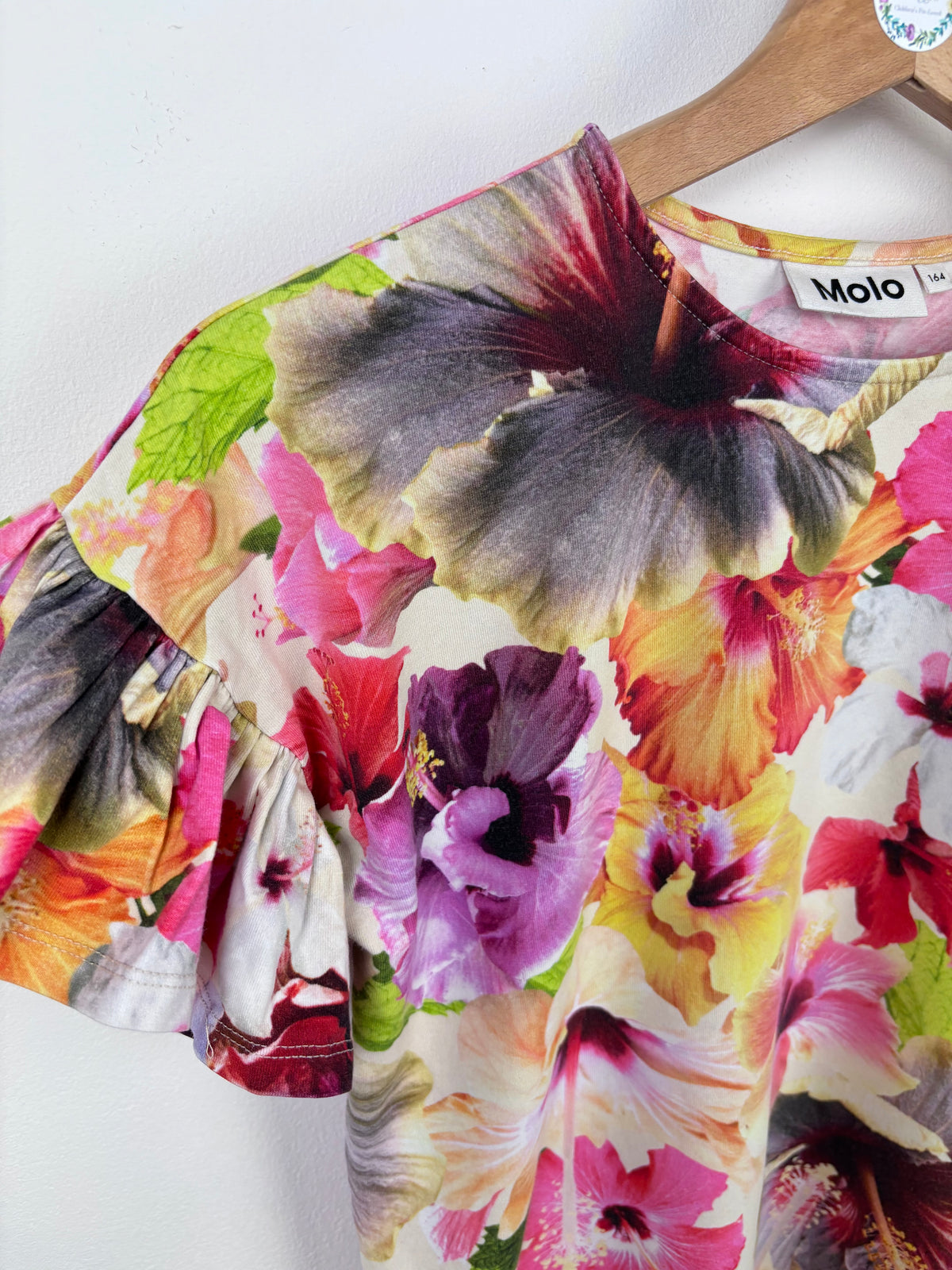 Molo Floral T-shirt 164 (13-14 Years)-Tops-Second Snuggle Preloved