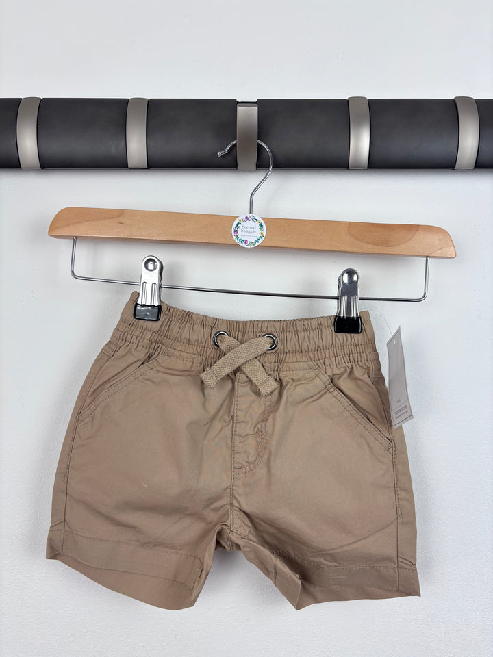 Mothercare Brown Shorts 6-9 Months-Shorts-Second Snuggle Preloved
