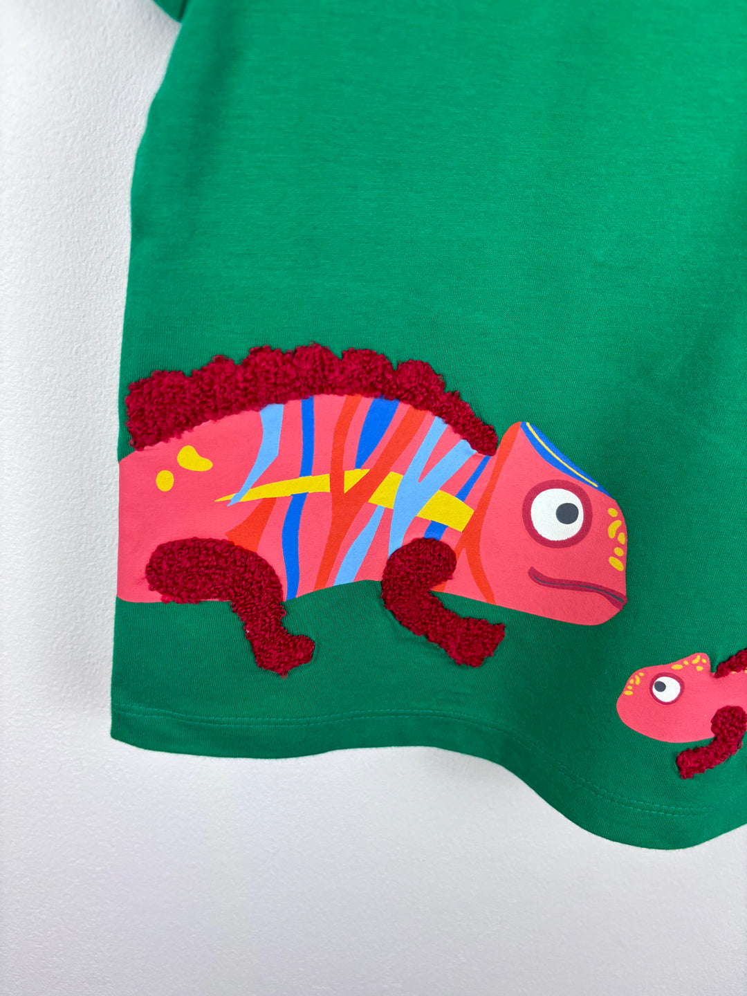 Boden Green Chameleon Appliqué T-Shirt 12-18 Months