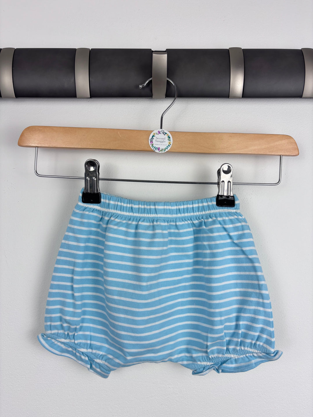 Baby Boden Blue Stripe Bloomers 3–6 & 6–12 Months-Shorts-Second Snuggle Preloved