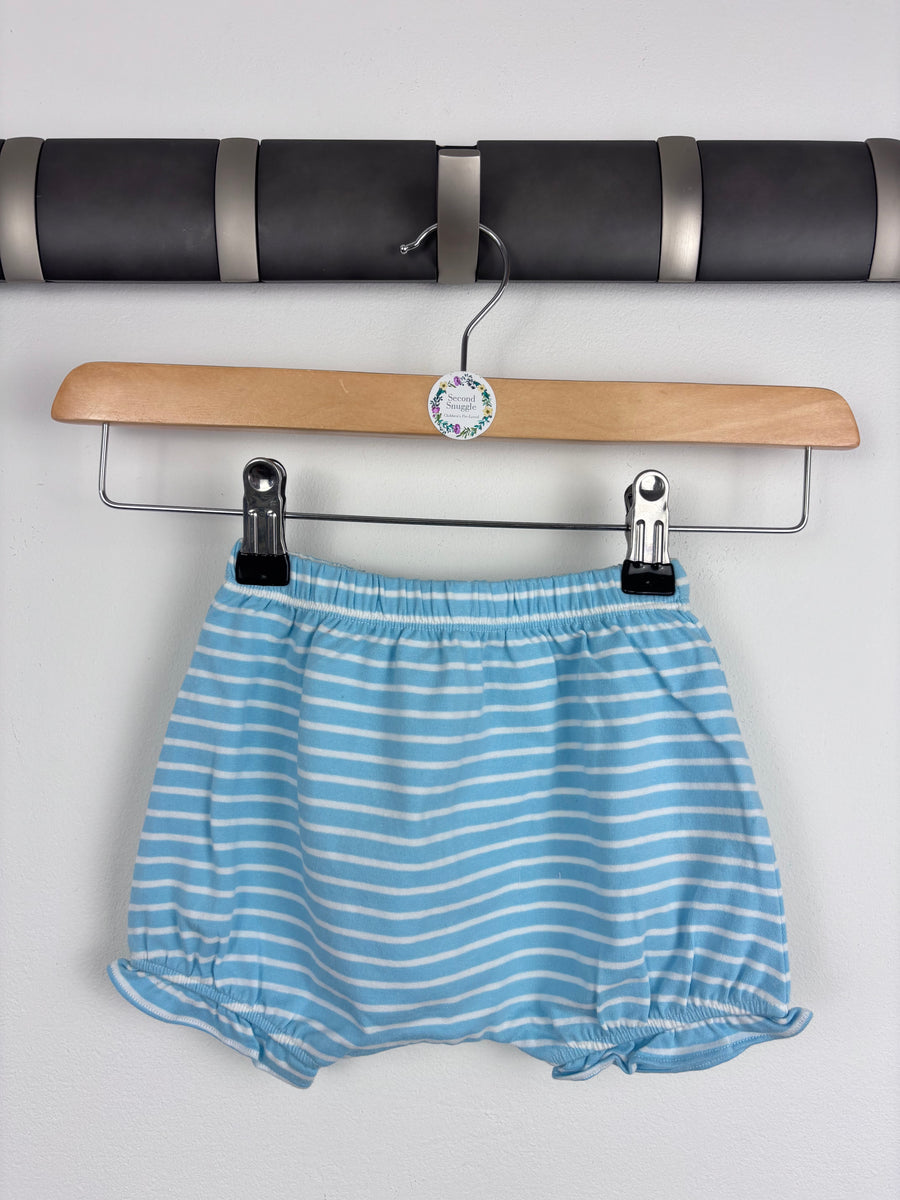 Baby Boden Blue Stripe Bloomers 3–6 & 6–12 Months-Shorts-Second Snuggle Preloved