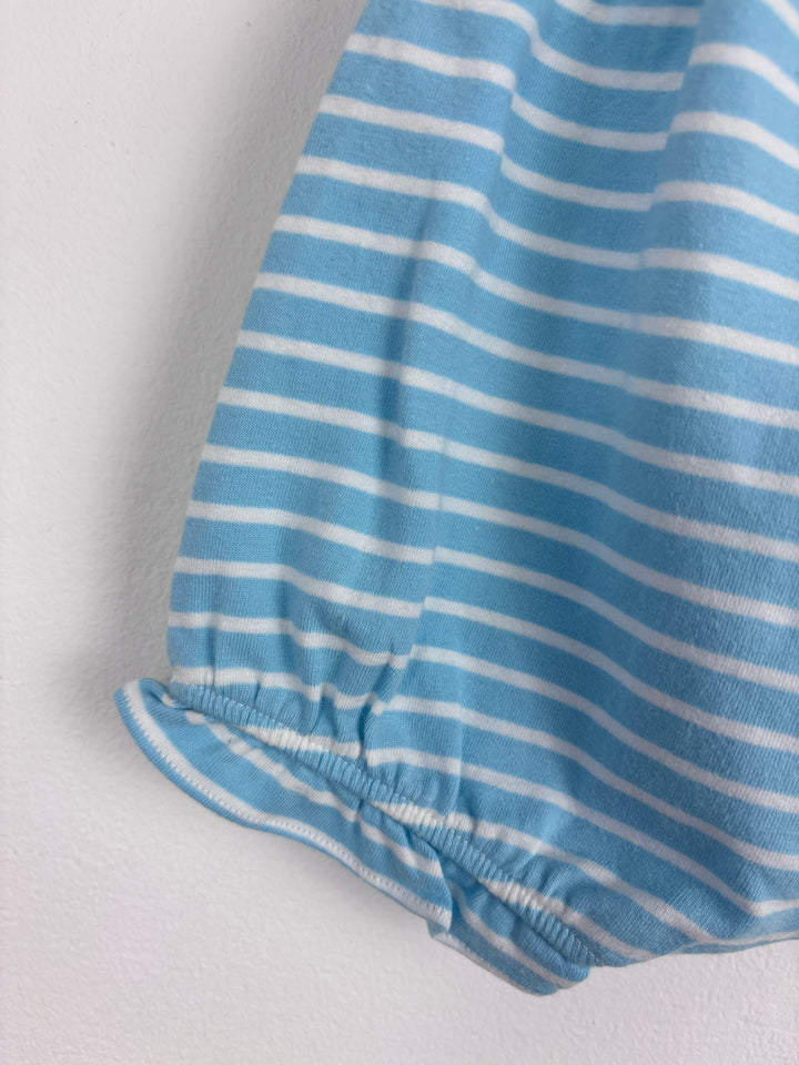 Baby Boden Blue Stripe Bloomers 3–6 & 6–12 Months-Shorts-Second Snuggle Preloved