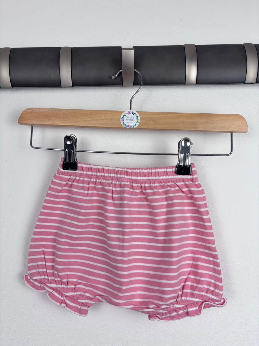 Baby Boden Pink Stripe Bloomers 6–12 Months-Shorts-Second Snuggle Preloved