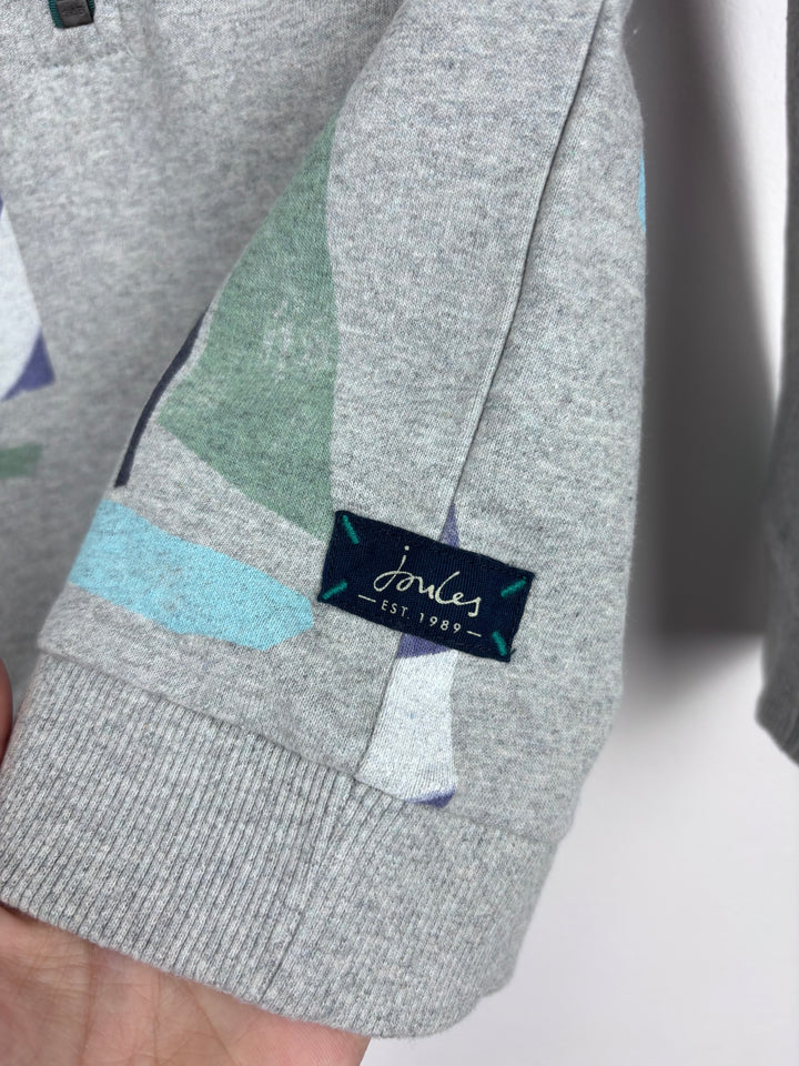 Joules Grey Sailing Sweatshirt 2-3 Years-Jumpers-Second Snuggle Preloved