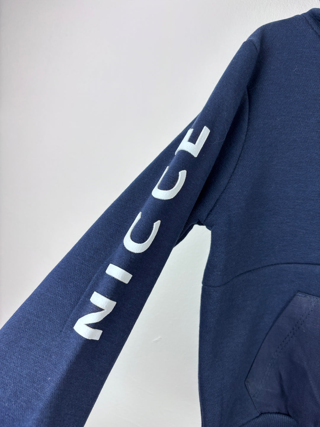 Nicce Hoodie And Jogger Set Navy Logo Sleeve Multiple Sizes-Sets-Second Snuggle Preloved