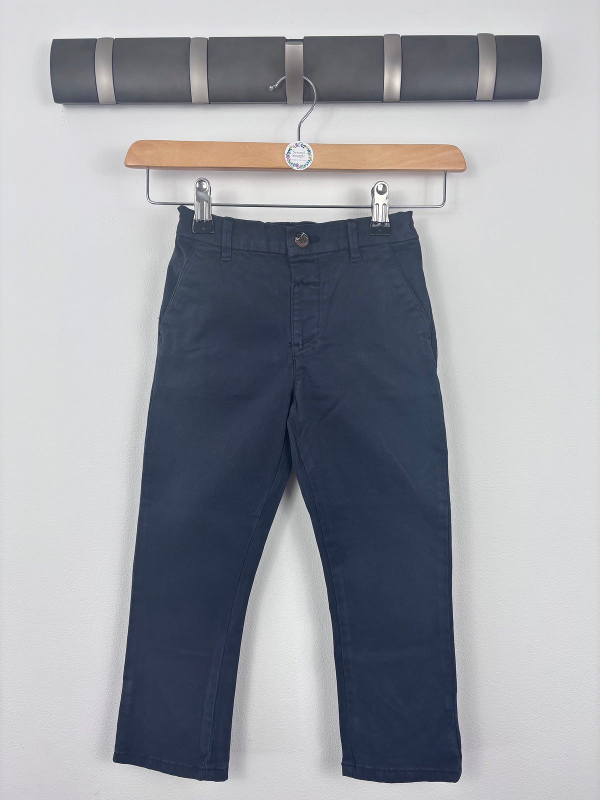Next Navy Blue Trousers-Trousers-Second Snuggle Preloved