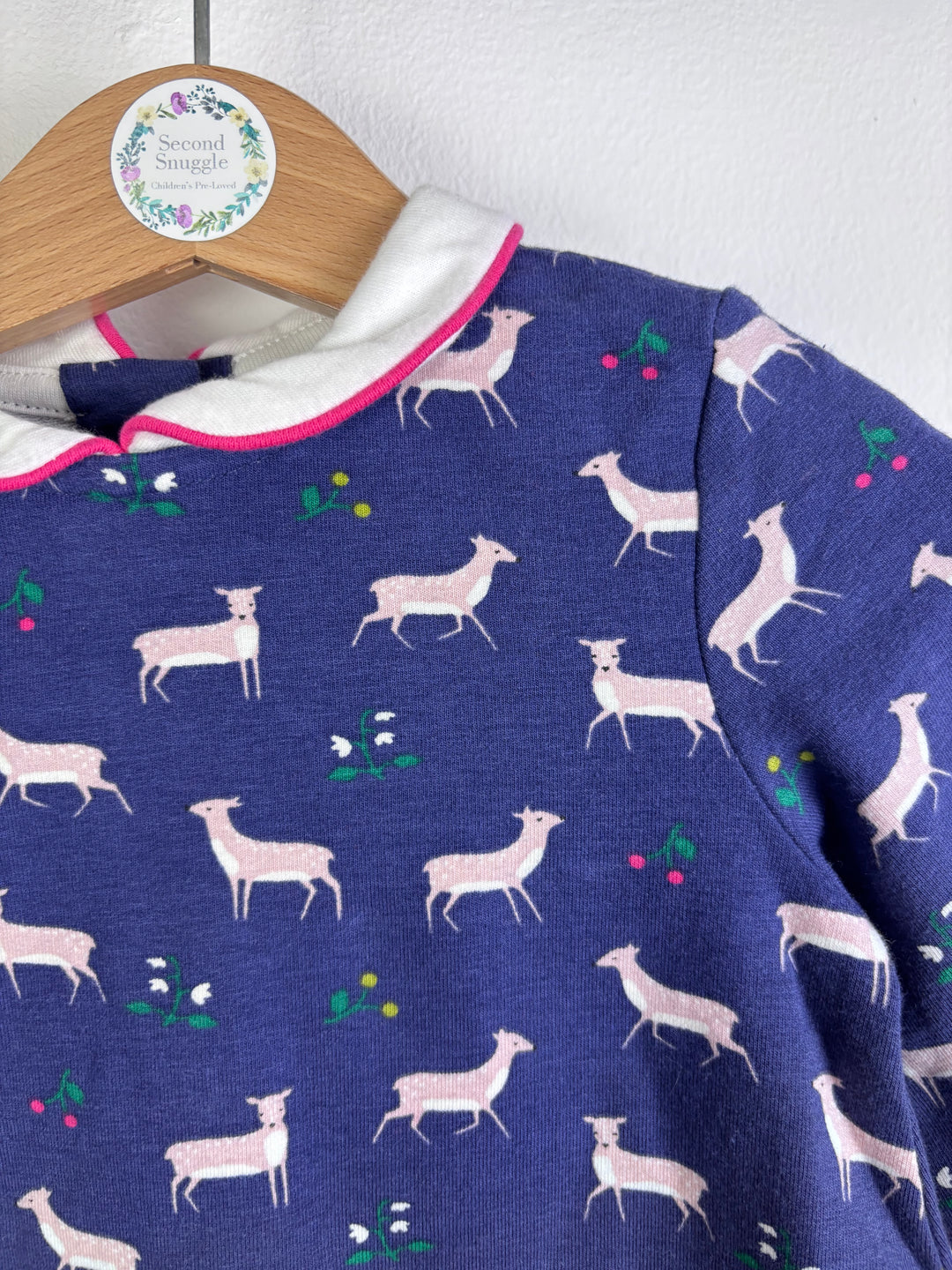 Baby Boden Deer Print Long Sleeve Top Various Sizes-Tops-Second Snuggle Preloved
