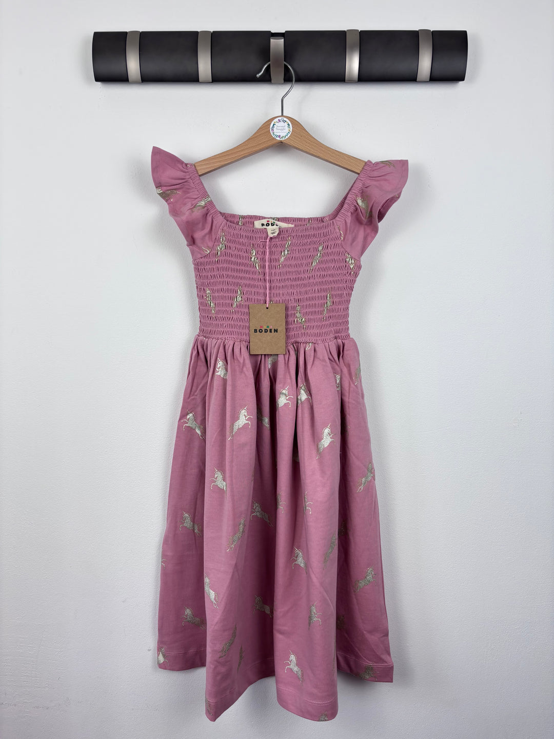 Boden Unicorn Print Pink Dress Multiple Sizes-Dresses-Second Snuggle Preloved