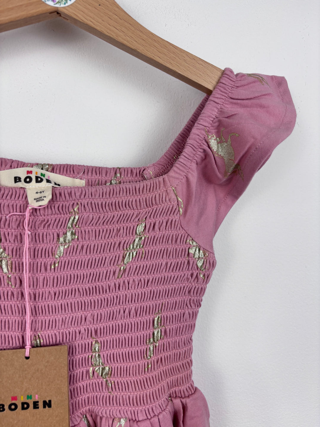 Boden Unicorn Print Pink Dress Multiple Sizes-Dresses-Second Snuggle Preloved
