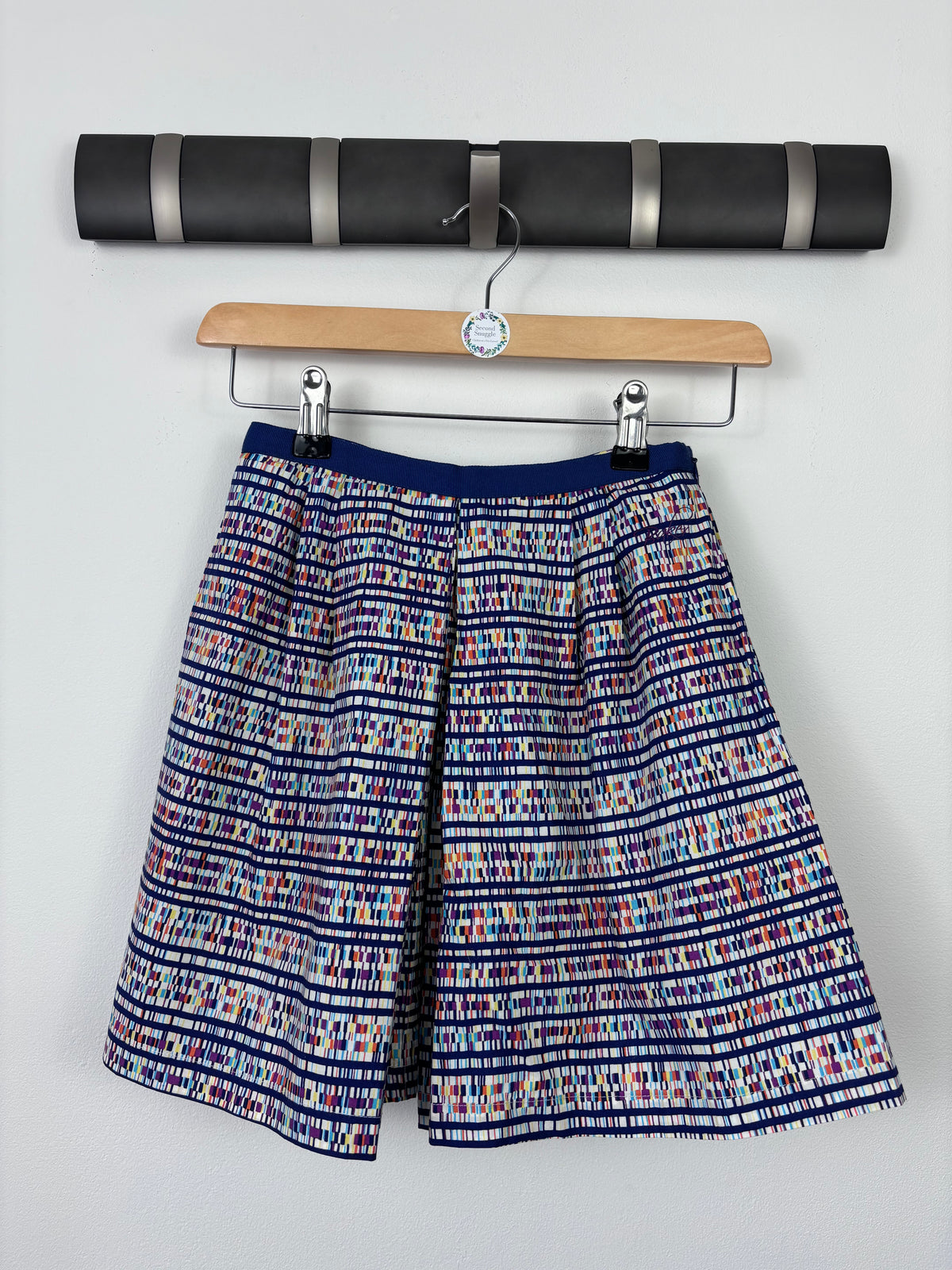 Ted Baker Multicolour Geometric Pleated Skirt 10 Years-Skirts-Second Snuggle Preloved