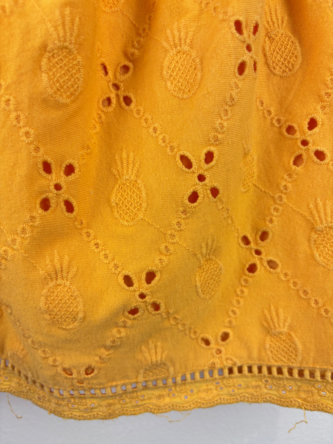 Next Yellow Embroidered Top 7-8 Years-Tops-Second Snuggle Preloved