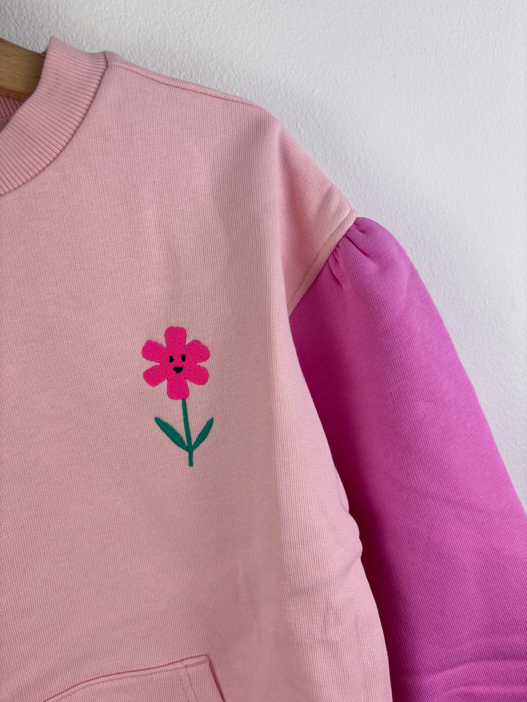 Ex M&S Be Curious Colour Block Sweatshirt Various Sizes-Jumpers-Second Snuggle Preloved