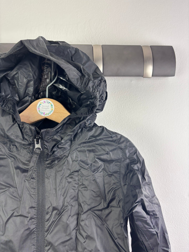 Regatta Junior Packaway Waterproof Jacket Black Various Sizes-Coats-Second Snuggle Preloved