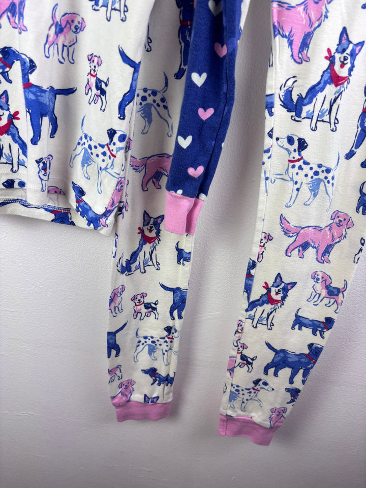 Hatley Dog Print Pyjamas 10 Years-Night Wear-Second Snuggle Preloved