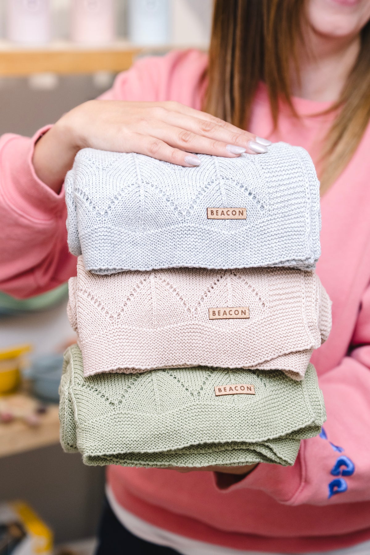 Beacon Super Soft Touch Knit Blanket-Blankets-Second Snuggle Preloved