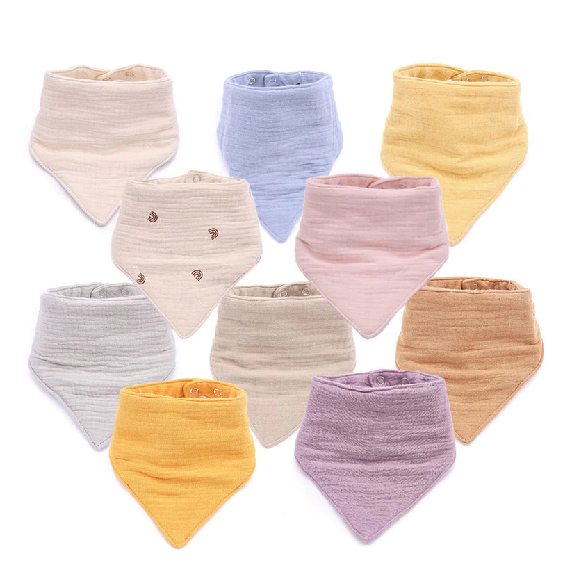Beacon Double Layer Dribble Bibs-Bibs-Second Snuggle Preloved