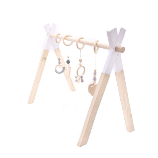 Wooden Baby Gym-Wooden Toys-Second Snuggle Preloved