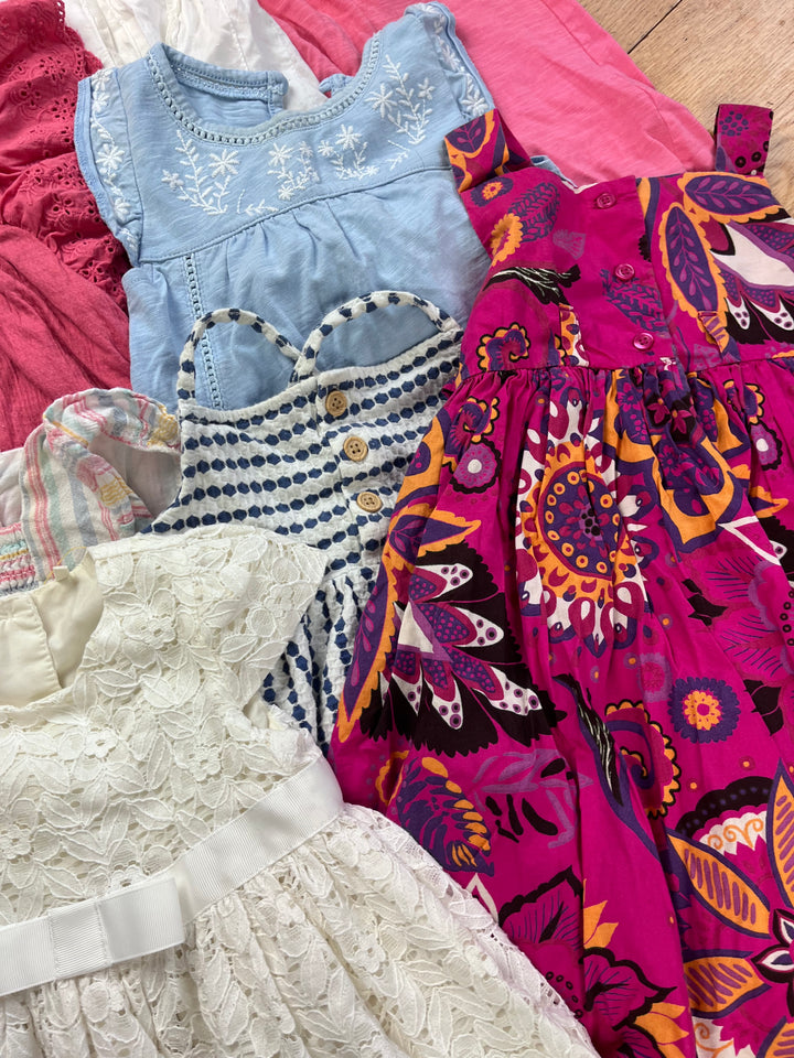 Girls 12-18 Months Dresses x 10-Bundles-Second Snuggle Preloved