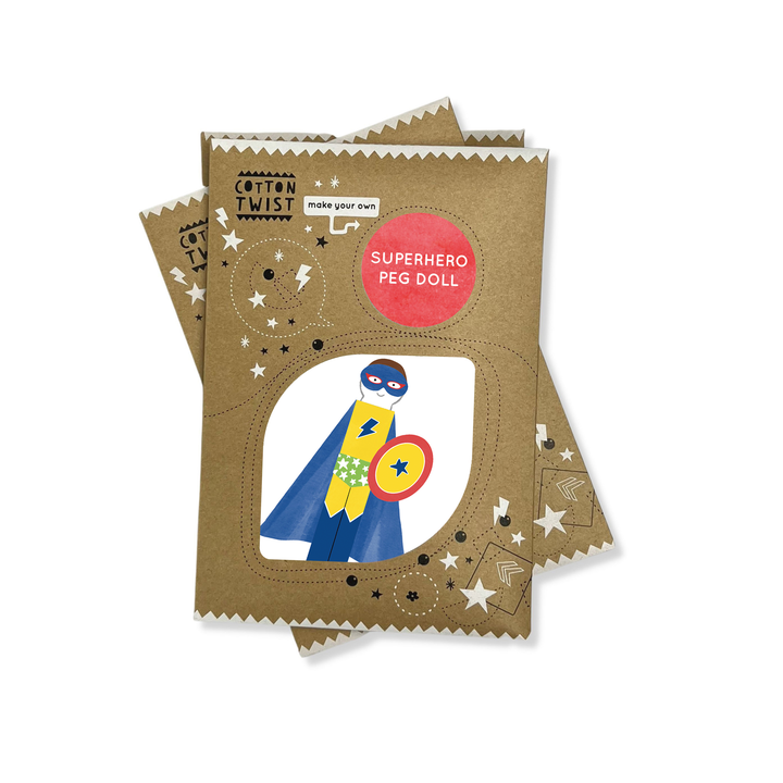 Make Your Own Superhero Peg Doll-Crafting-Second Snuggle Preloved