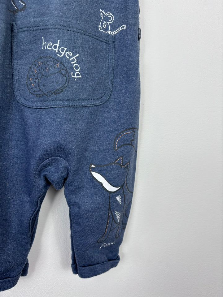 George 3-6 Months-Dungarees-Second Snuggle Preloved